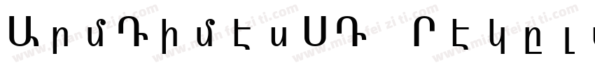 ArmTimesST Regular字体转换